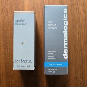 Skinbetter Science AlphaRet Clearing Serum & Dermalogica Daily Glycolic Cleanser
